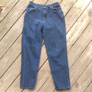 Vintage Lee High Waisted Tapered Mom Jeans